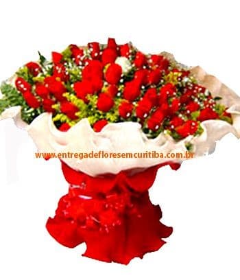 Super com 60 rosas Colombianas