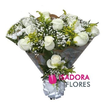 Buquê rosas Brancas
