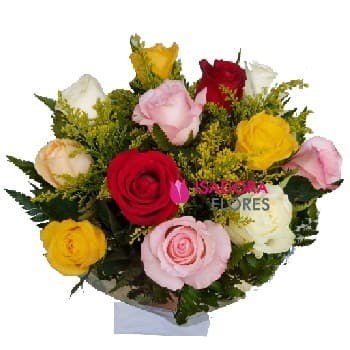 Buquê Rosas Coloridas