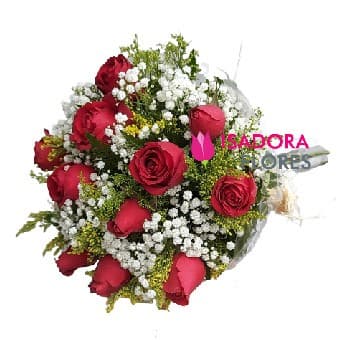 Buquê com Rosas Vermelhas