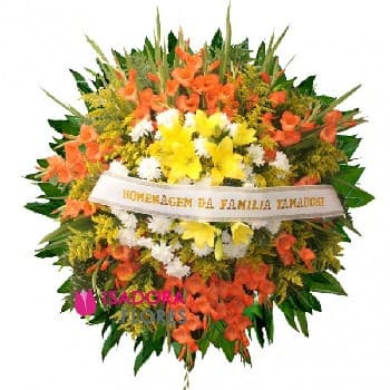 Coroa de Flores Escarlete