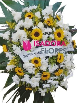 Coroa de Flores com Girassóis