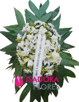 Coroa de Flores Branca