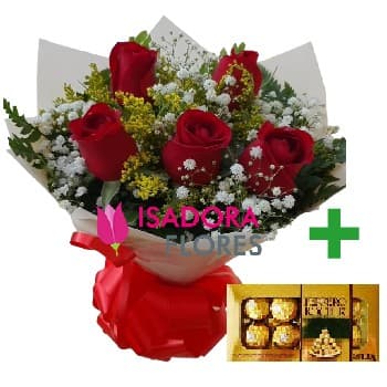Buquê com Ferrero Rocher