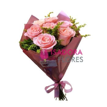 Buquê cor de rosas