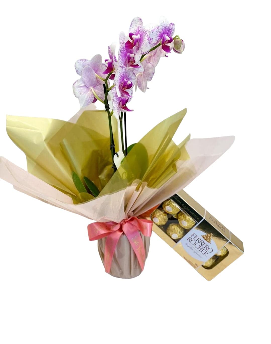 ORQUÍDEA COM FERRERO ROCHER