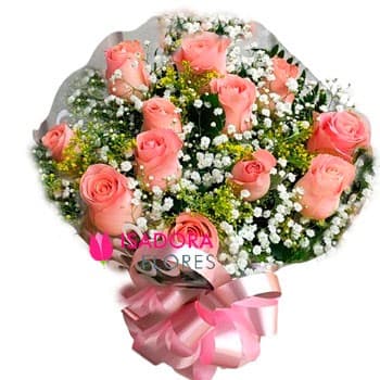 Buquê cor de rosa