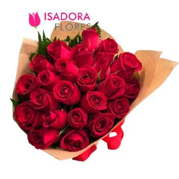 Kraft Red rose 24 rosas