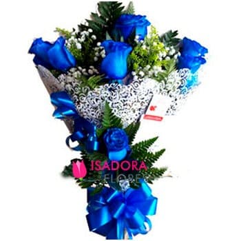 Buquê Rosa azul