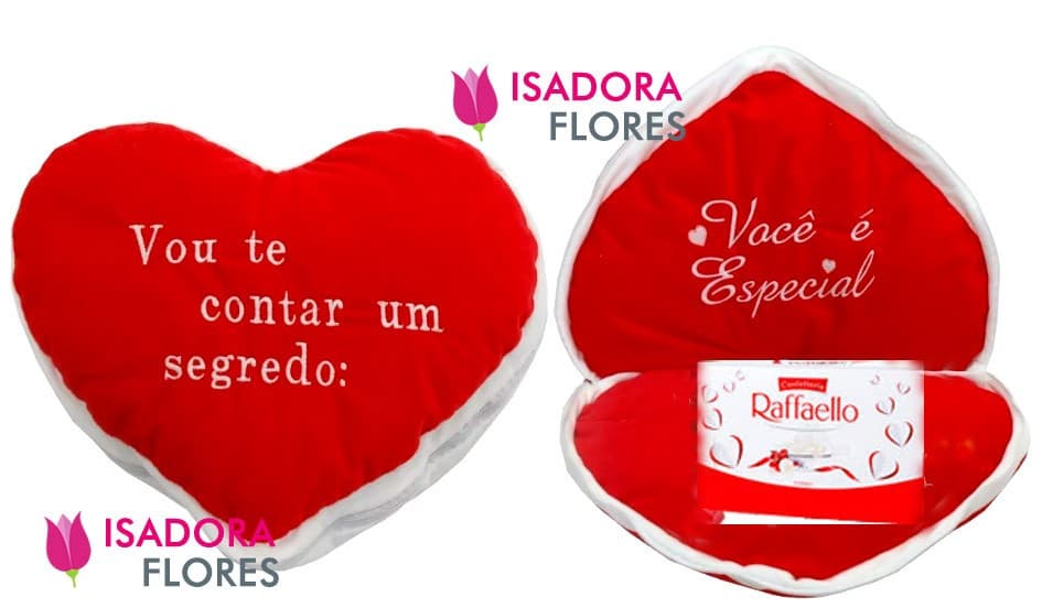Coração com Bombons Raffaello