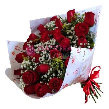 Mega Buquê 24 Rosas especial Love