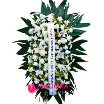 Coroa de Flores Brancas