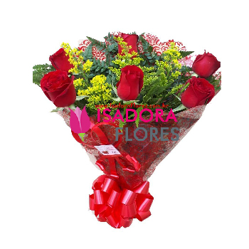 Chamego com rosas vermelhas