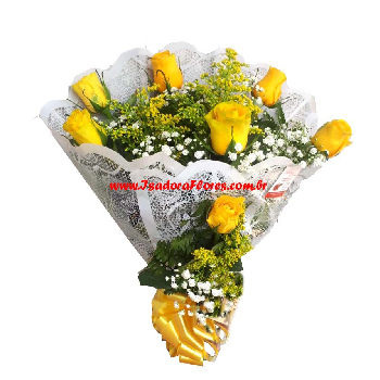 Buquê Rosas Amarelas