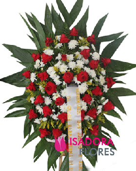 Coroa de Flores com Rosas