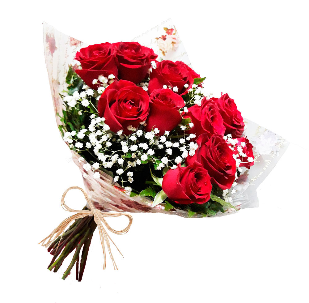 Buquê Charme 12 rosas