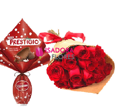Buquê + Ovo de Páscoa Prestígio