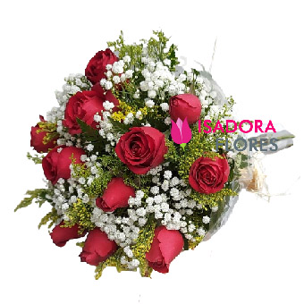 Buquê com Rosas Vermelhas