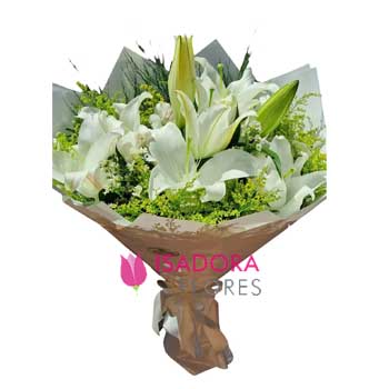 Buquê Lírios Brancos Elegance