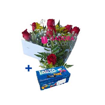 Buquê com chocolate