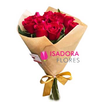 Buquê de rosas Kraft